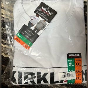 Kirkland Signature Crew Neck Sweatshirt NWT - White Men XL and Women XXL